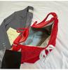 Large Capacity Shoulder Bag Women's Bow Tote Bag Crossbody Bag