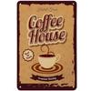 Vintage Coffee Metal Tin Sign Plaque Metal Plate Retro Wall Art Posters For Cafe Bar Pub Kitchen Club Iron Painting Decoration