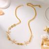 Boho Gold Color Starfish Waist Chain for Women Summer Beach Imitation Pearl Beads Belly Chains Bikini Body Jewelry Accessories