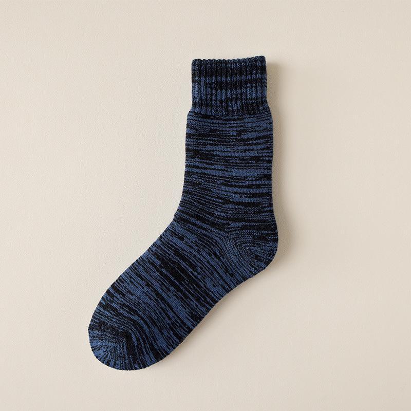 Men's Thick Plush Mid-Tube Socks - 70g Warm Winter Floor Socks.