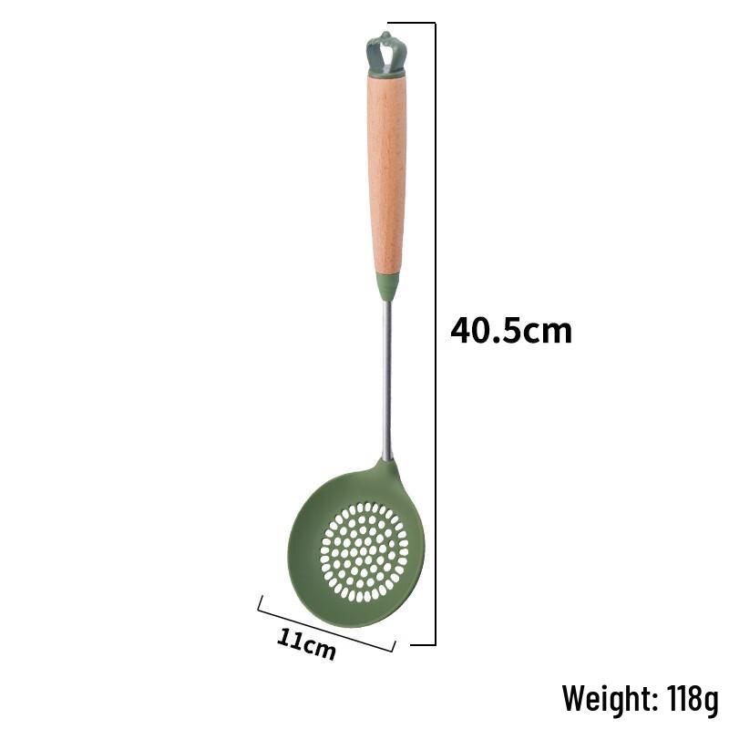 

ZISIZ Wooden Handle Kitchen Utensil Set