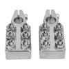 2 Pcs 12 Way Battery Post Terminal Ends Distribution Block Bus Bar 8AWG to 4 0(XL) AWG for SAE DIN EN Tapered Top Post