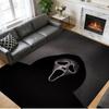 Crystal Velvet Rug Soft Non Slip Indoor Floor Mat Home DecorScream Ghostface