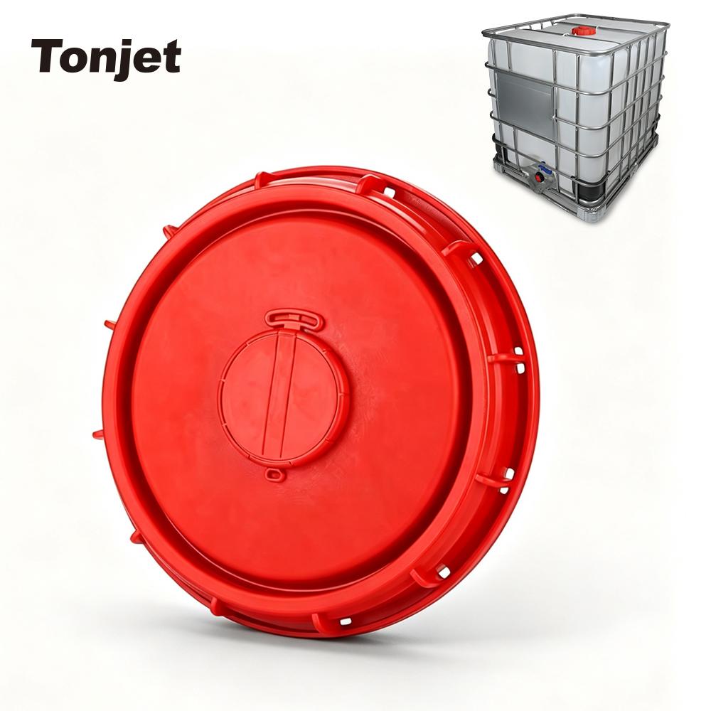9 Inch Heavy Duty IBC Tote Lid 225mm Plastic Cap Vent Hole for Water Food Chemical Storage-for Industries Pipelines