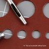6pcs 1-5mm Leather Hole Punching Tools Steel Hollow Round Hole Puncher Round Cutters For Watch Bands Belts Paper Leather Craft Tools
