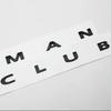 3d ABS Black Car Letters Clubman Logo Trunk Emblem Badge Decal For Cooper S F54 R55 R 55 JCW Clubman Sticker Accessories