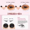 Rotating Double-head Eyeliner Stamp Pen Natural Long-lasting Quick-drying Waterproof One-stamp Eyeliner For Beginners