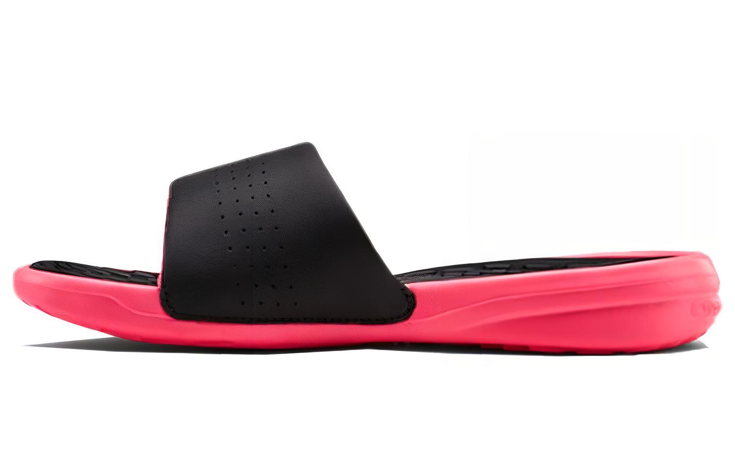 Шлепанцы Under Armour Playmaker с фиксированным ремешком Черно-розовые Женские 3000063-001 36.5