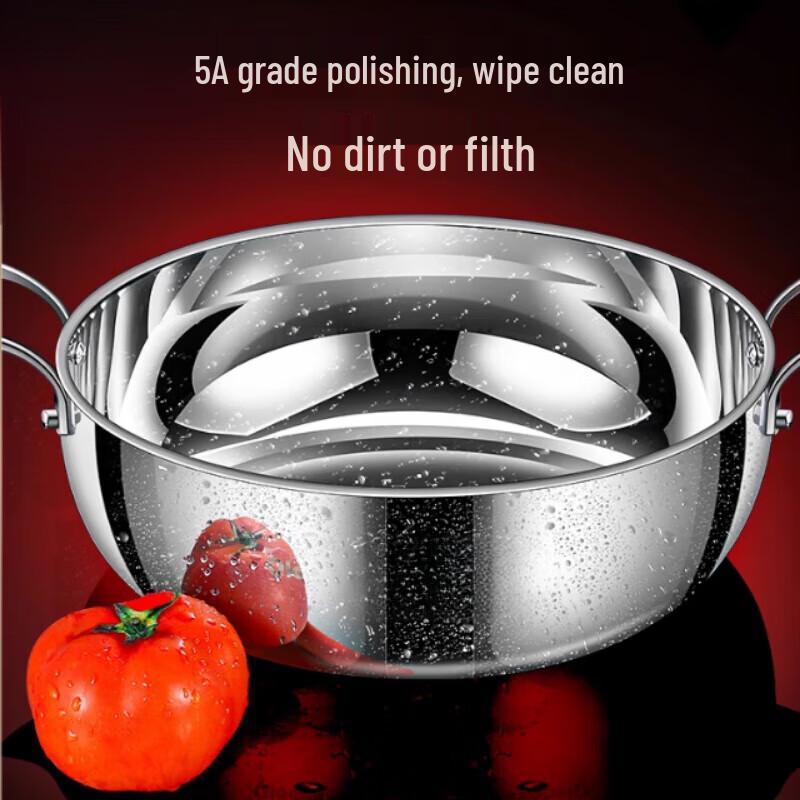 Yingbai 316L Stainless Steel Induction Cooker Hot Pot/Soup Pot