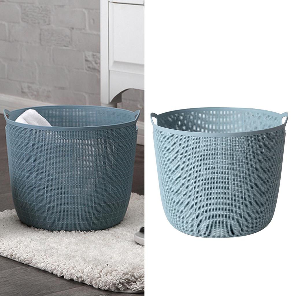 Laundry Hamper Basket with Handles Large Capacity Multifunction Plastic Dirty Clothes Basket for