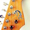 Jacamou Kokopelli HOPI Inlay Stickers Left & Right Set, Perfect for Guitars and Basses, Decals for Musical Instruments