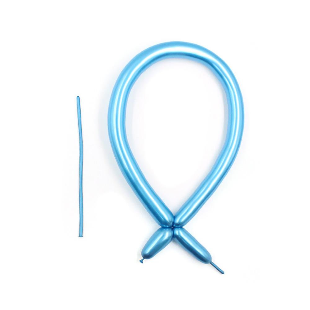 12Pcs/Pack Metal Magic Balloons With Thicken Colorful Creativity Long Balloon For Child Toy Wedding Birthday Party Shop Window Home DIY Decor