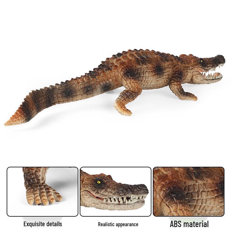 Crocodile & Alligator Educational Toy Model for Kids - Wildlife Science Gift