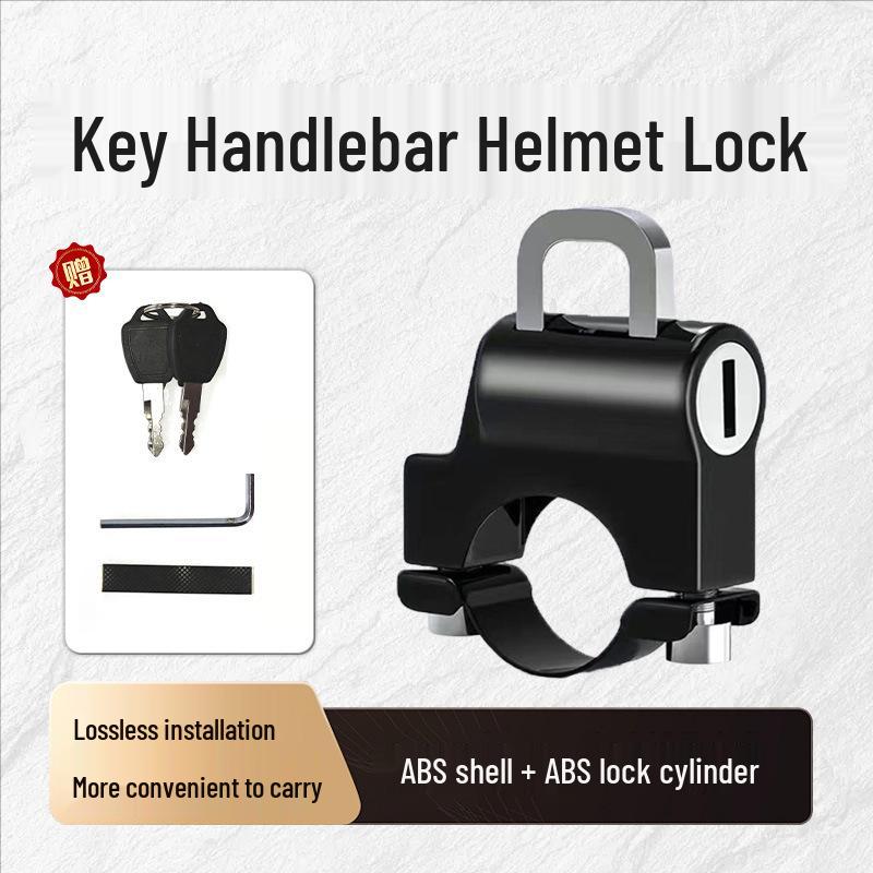 Electric Vehicle & Bicycle Anti-theft Helmet Hook Lock