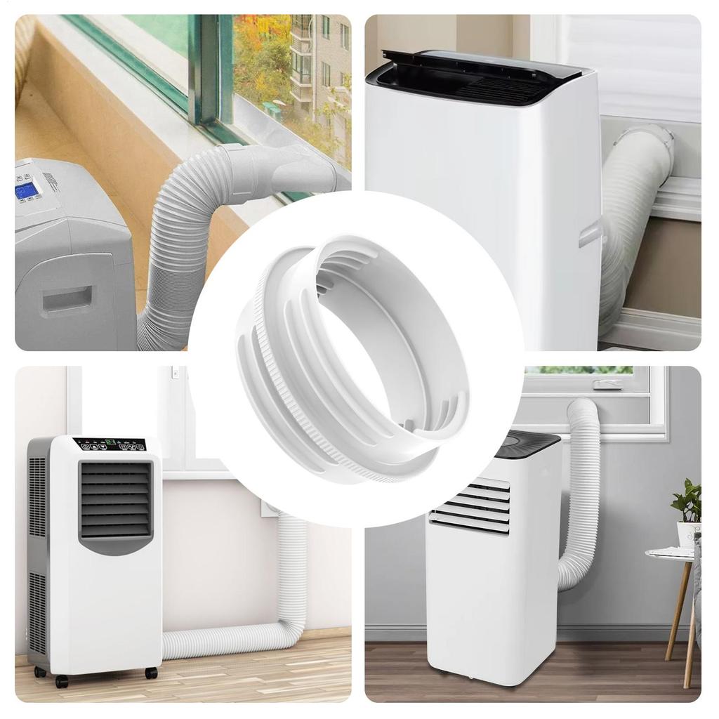 Universal AC Exhaust Hose Connector Insulated Window Vent Coupler for Portable Air Conditioner, Home Cooling Accessories