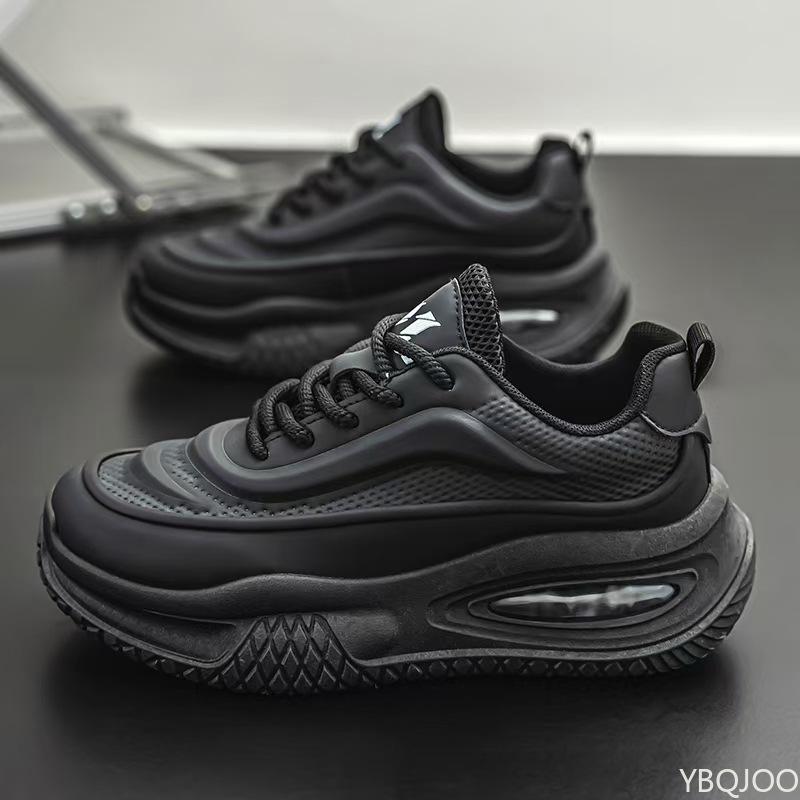Spring Autumn New Thick Soled Shoes Are Lightweight Comfortable Trendy Casual Sporty Fashionable Wear-resistant Men's Shoes