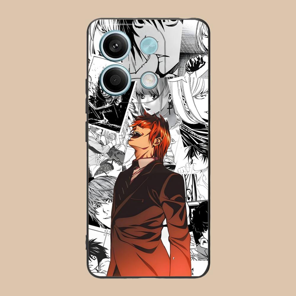 

Death Note Kira Light Matte TPU Mobile Phone Case for Xiaomi 15 14 13 12 Mi 11 T Ultra Lite Pro S X 5G Colorful Printing Cover Xiaomi 11T Pro