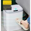 16L Smart Sensor Trash Can with Automatic Lid for Kitchen, Living Room, Bedroom, or Bathroom