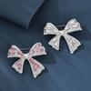 Luxury Slightly Inlaid With Zirconium Bow Brooch Exquisite Small Brooch For Women Suit Collar Shirt Accessories Corsage