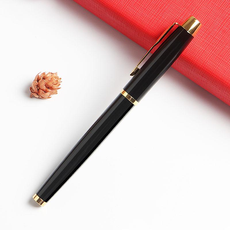 Huaqi Gender-Neutral Pen Public Relations Gifts Metal Signature Pen Advertising Fountain Pen Can Be Designed For Free