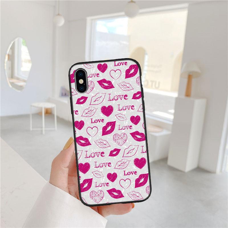 Sexy red lips New High-End Shell Phone Case for iPhone SE X XS XR 16E 11 17 Pro Max 8 7 6 6s Plus