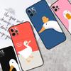 Cartoon Funny Goose Shockproof Case For iPhone 17 16 15 14 11 Pro Max Plus 12 13 Mini 16e 17 Air Phone Cover