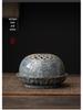 Chinese Retro Blue and White Ceramic Incense Burner Ornament