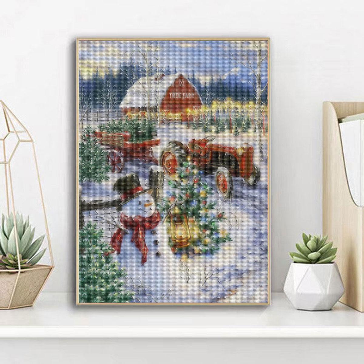 Kit Peinture Diamant 5D Forêt Enchantée - 12x16 Pouces, Strass Cristal, Décoration Murale DIY