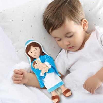 32CM Jesus Plush Doll Stuffed Doll with Smile Christ Savior Plushie Religious Party Favors for Boys And Girls