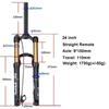 BOLANY 20inch/24inch Air Suspension Mtb Straight Manual/Remote Shock  Absorber Rear Corolla Structure Design for Student‘s Bike