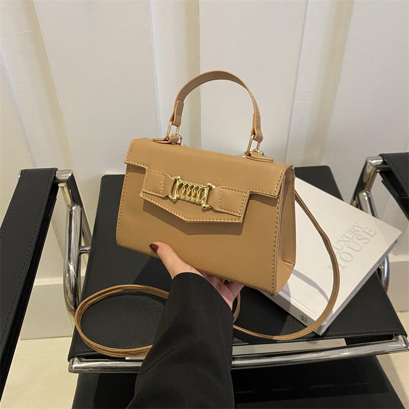 Stylish And Trendy Women s Shoulder Crossbody Bag 2024 Spring Fashion Square Pu Leather хаки