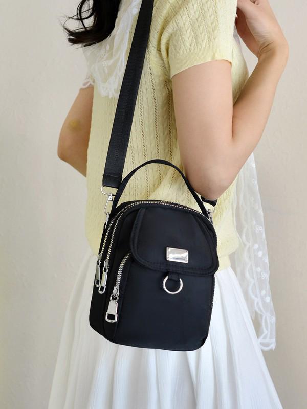 Trendy Cukrová Barva Korejský Styl Všestranná Crossbody Taška na Telefon pro Ženy