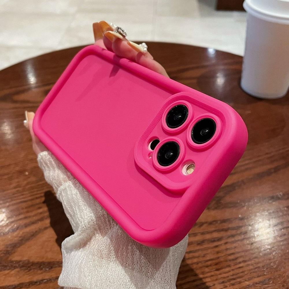 Candy Color Soft Silicone Case For iPhone 16 15 11 12 13 14 Pro Max XS X XR 8 7 Plus Dopamine Shockproof Bumper Protection Cover