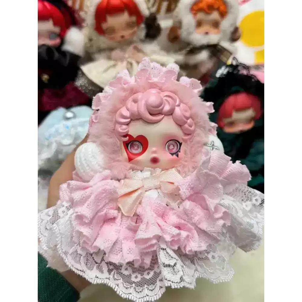 

Для милых кукол Skullpanda Зимняя музыкальная серия Одежда Сделай сам Виниловые куклы Наряды с юбкой принцессы Милые кукольные костюмы Аксессуары Подарок only clothes no doll