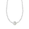Broken Silver Clavicle Chain Freshwater Pearl Necklace Women'S Broken Silver Pearl Chain Fashion Commuter Accessories Women