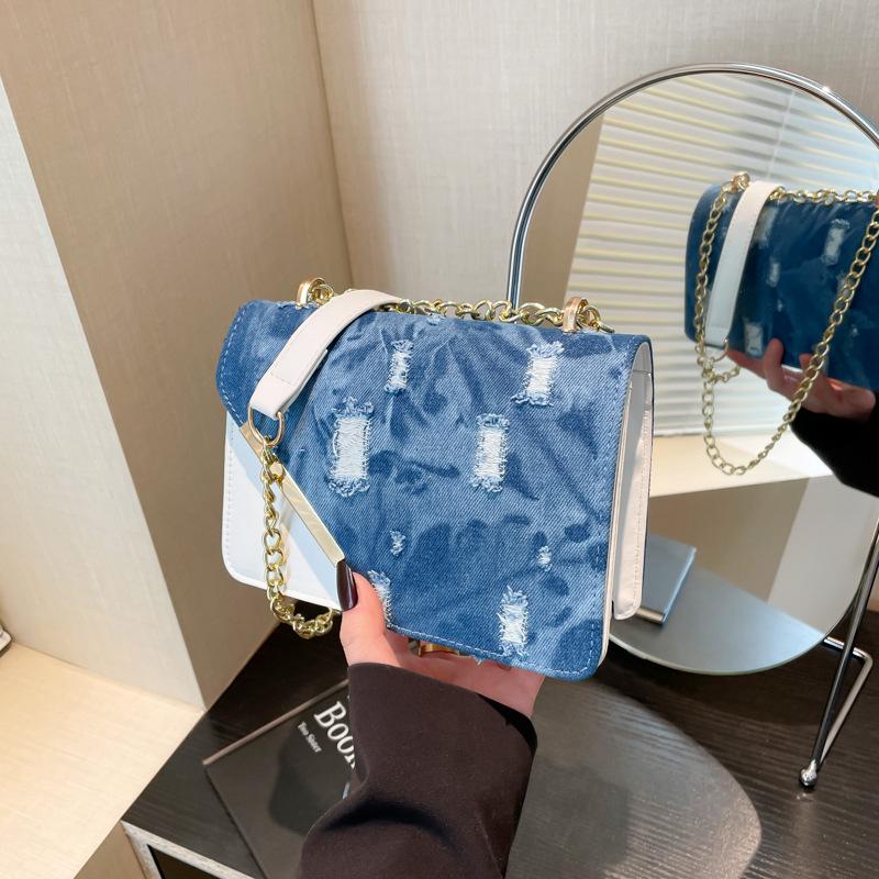 Fashion Flap Crossbody Bags For Women  Chain Strap Shoulder Bag For Commuter/Travel  Square Designer Ladies Handbags