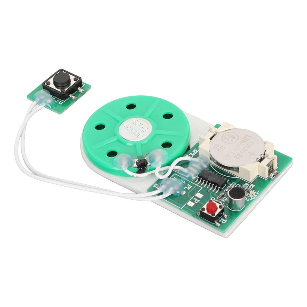 25 Second Recording Playback Module Key Recording Greeting Card Sound Recorder Board with Double Sided Tape