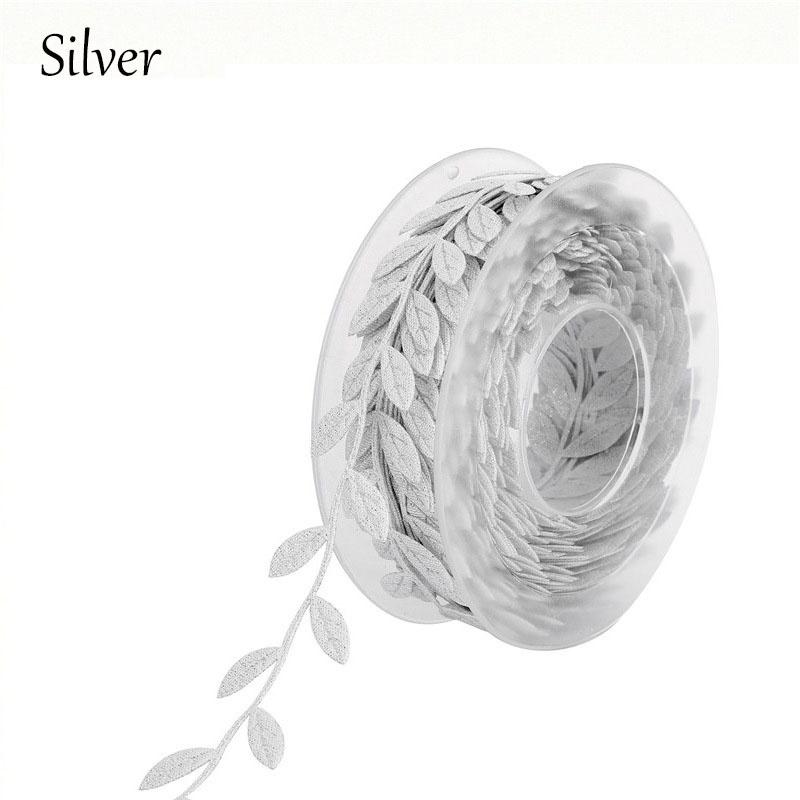 15Meter/Roll Ribbons For Crafts Christmas Wedding Decorative DIY Handmade Leaf Ribbon Gifts Card Wrapping Supplies