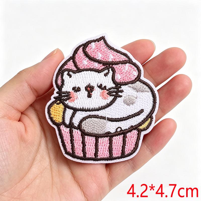 Cartoon Cute Small Animal Embroidered Iron On Patch DIY for Hats Jeans Backpack Clothing Sew Sticker Decoration Cap