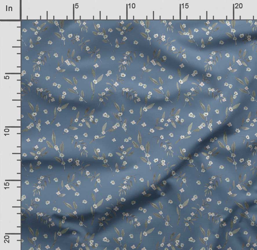 Soimoi Floral Print,  Cotton Cambric, Quilting Fabric Sold by The Yard 42 Inch Wide, Medium Weight Cotton Fabric,