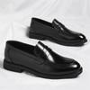 Men's Formal Leather Loafers Italian Style Slip-on  Stylish Elegant Business Shoes Comfortable Lightweight Office Dress Shoes