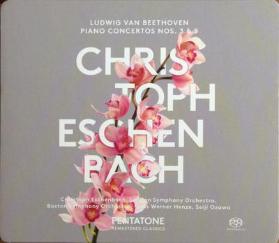CD LUDWIG VAN BEETHOVEN - CHRISTOPH ES - Piano Concertos Nos. 3 & 5 PTC5186201 PentaTone 2014 Europe ObiClassical Used
