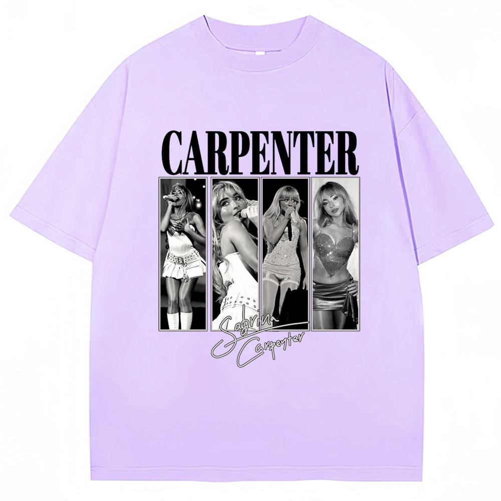 Vintage Style Sabrina Carpenter T Shirt Emails Tour Fashion Hip Hop Cotton Oversized Short Sleeve Men Women T Shirts Streetwear