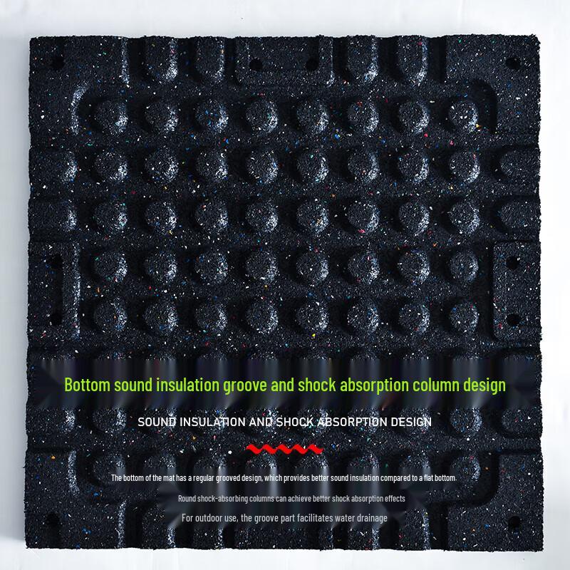 Outdoor Gym Interlocking Rubber Flooring Mat