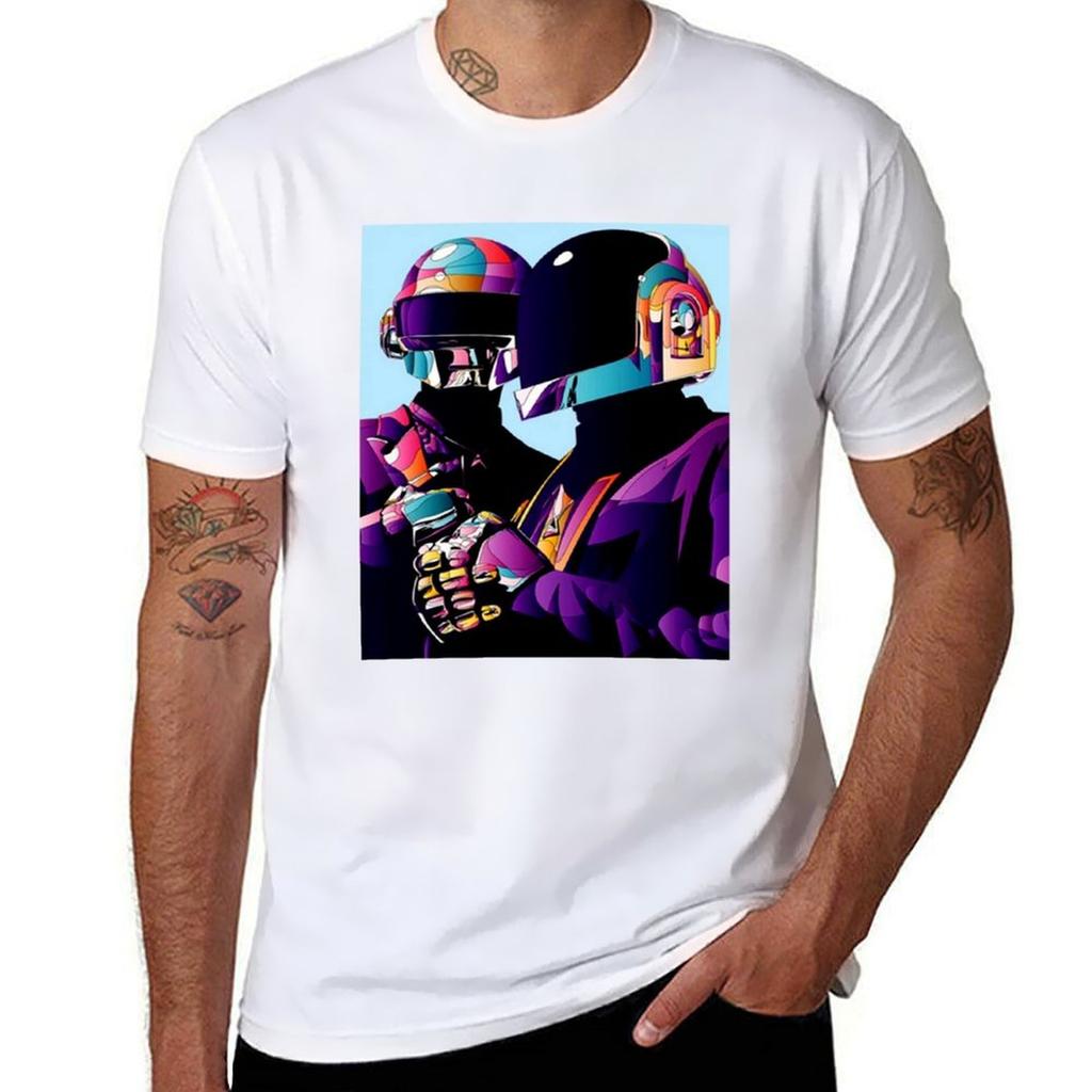 Purple Helmet Good Tshirt Vintage Print Crew Neck Tee Tshirt