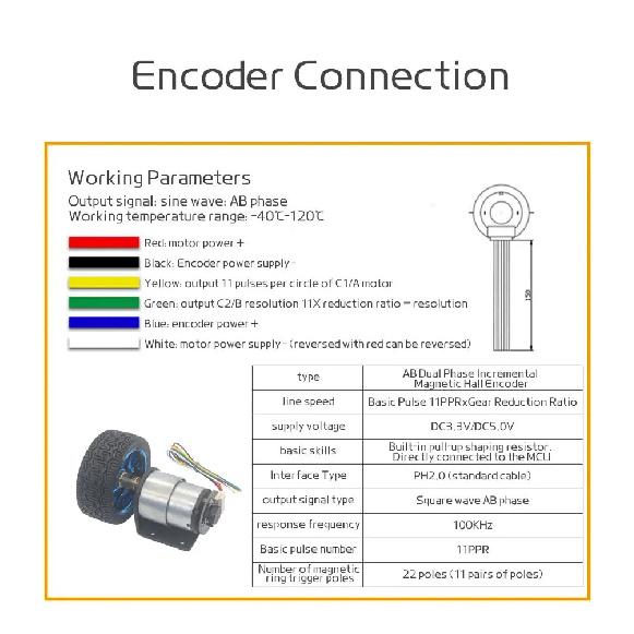 JGB37-520 Hall Encoder Brushed DC Motor 6V12V Forward And Reverse Adjustable Speed 6RPM-1590RPM Smart Car Kit With Wheels