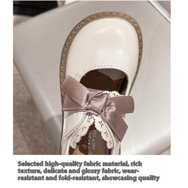 New Spring and Autumn Girls Simple Fashion Dance Performance Soft Sole Comfortable Leather Shoes