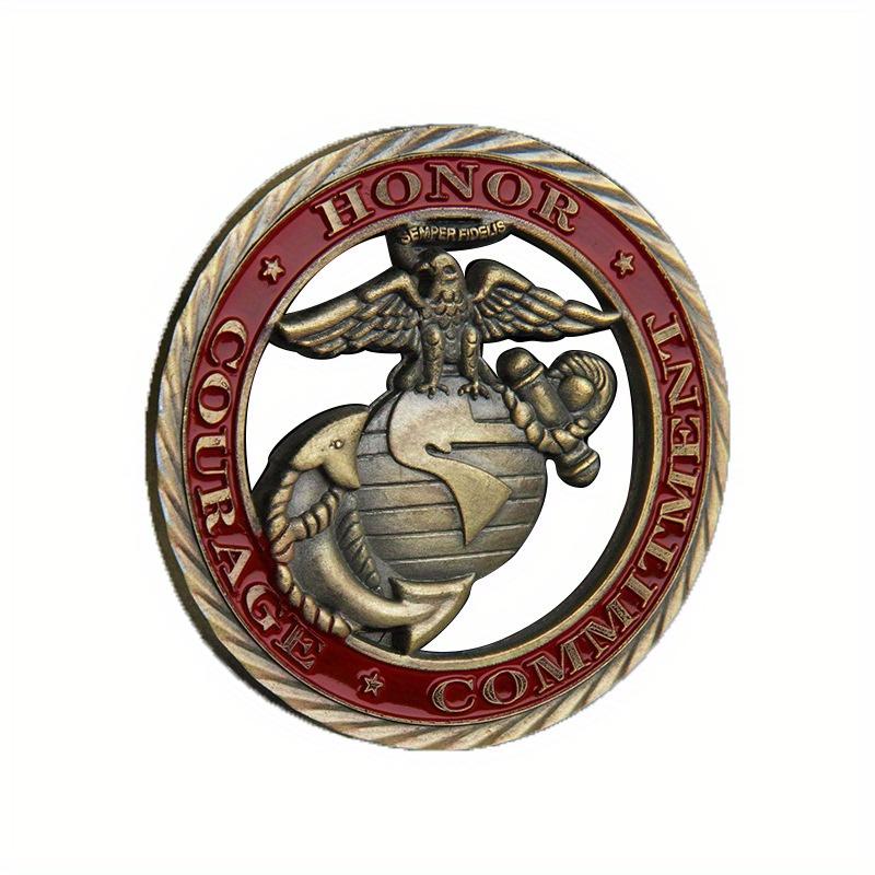 

Commemorative Coin US Marine Corps Military Challenge Coin світло-сірого кольору