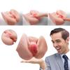 RUNYU Soft TPR mužská masturbátor anální vaginální masturbace pro dospělé 3D silikonová realistická vaginální sexuální panenka pro muže