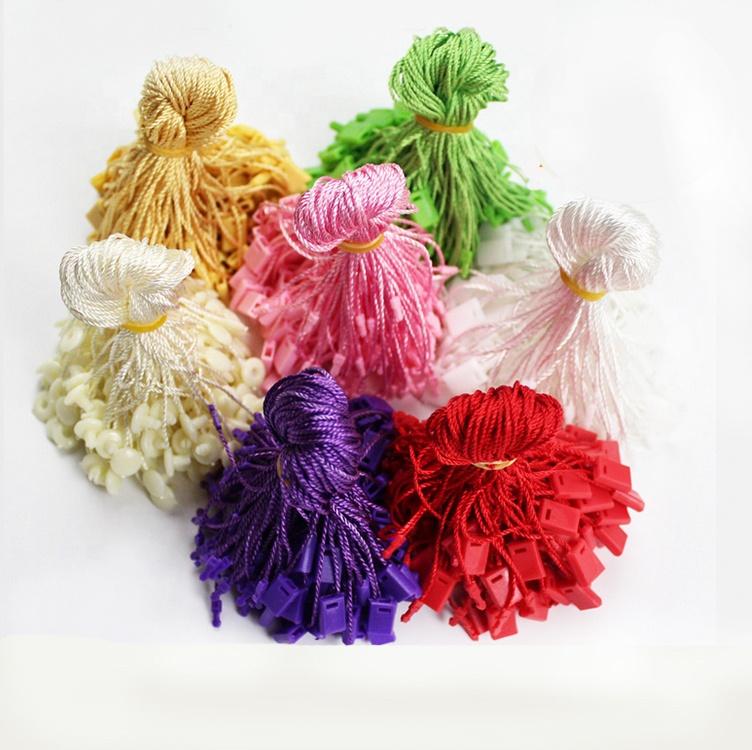 Factory-made Plastic Hang Tag String Sealing Fastener for Clothing and Shoes
